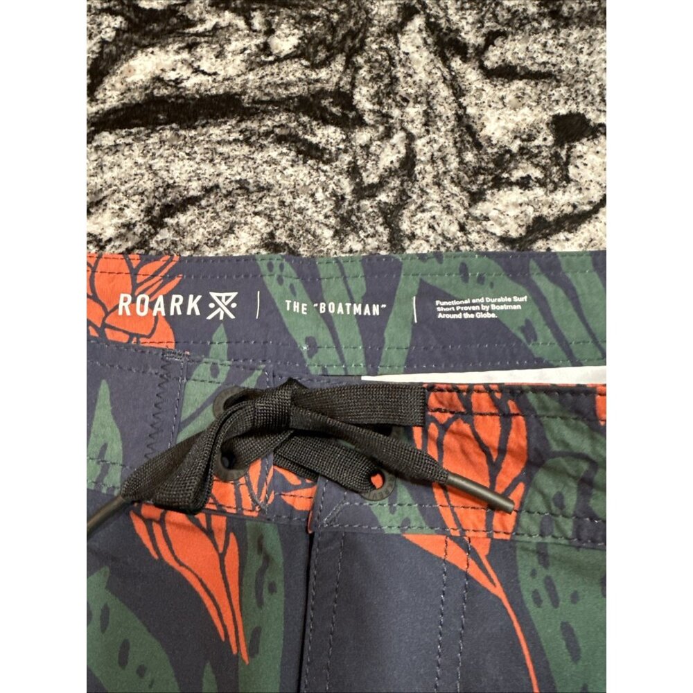 Roark Boatman 18” Boardshorts Forest Mens Size 30 NWT RB344 $79 - Picture 5 of 10